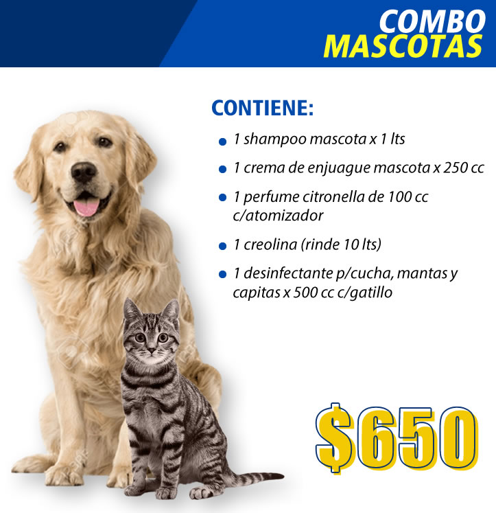 Combo Mascotas